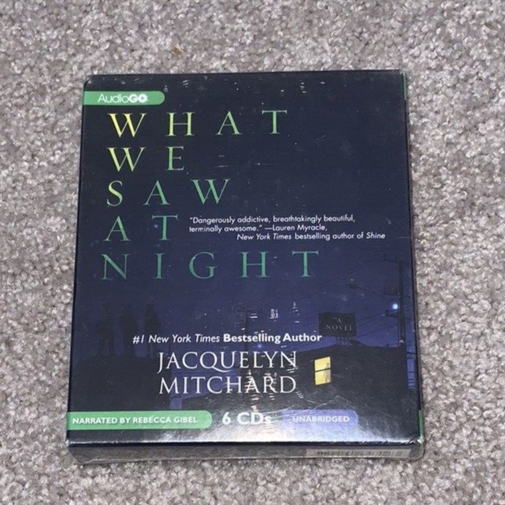 What We Saw At Night by Jacquelyn Mitchard Unabridged Audiobook CDS